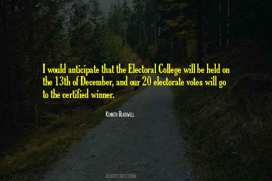 Quotes About The Electoral College #1490534