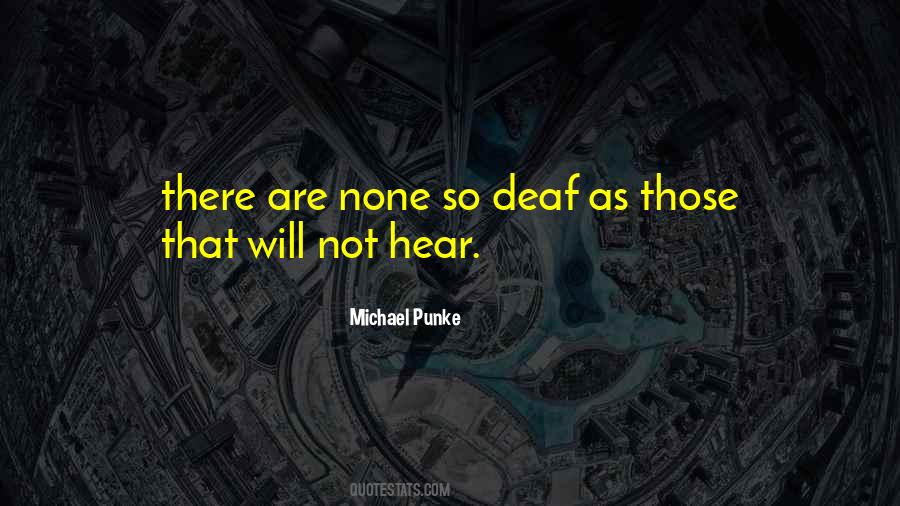 Quotes About Deaf #264414 Quotes About Deaf #264414