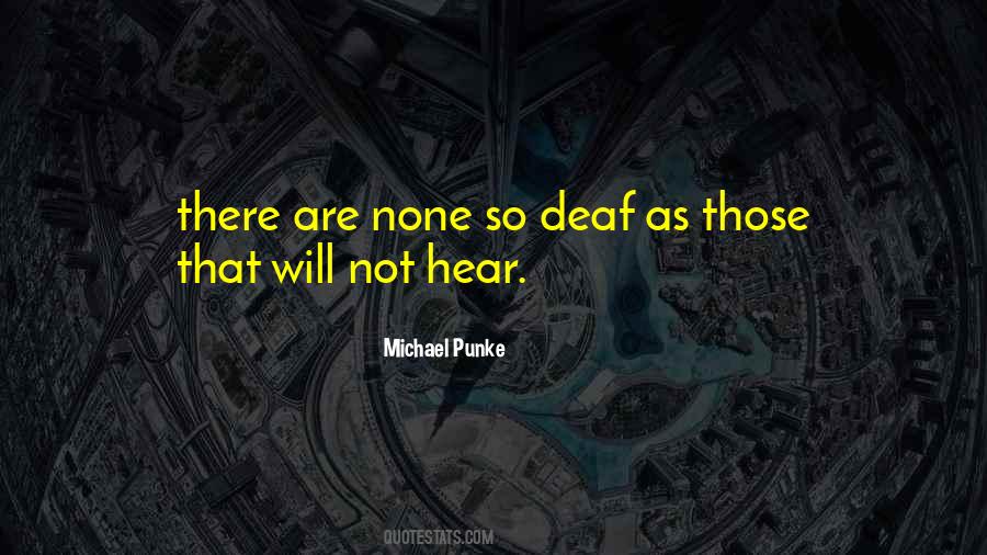 Quotes About Deaf #264414