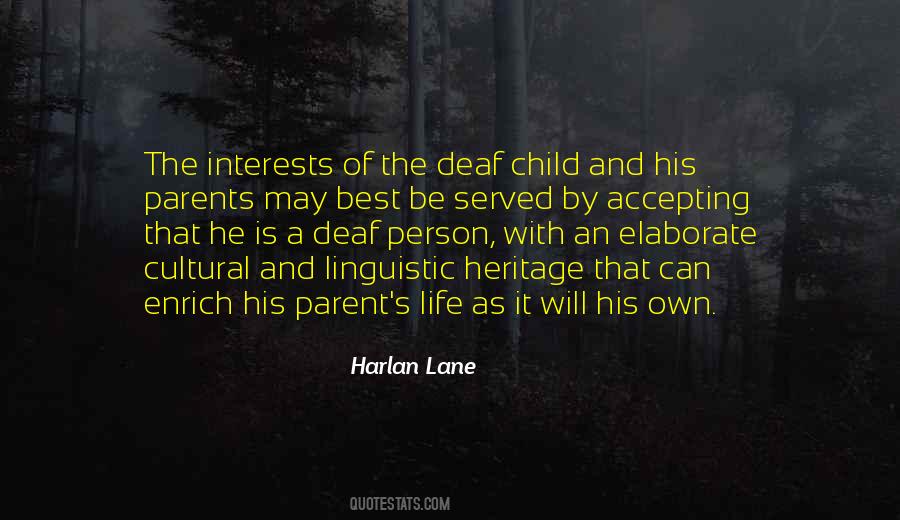 Quotes About Deaf #291642 Quotes About Deaf #291642
