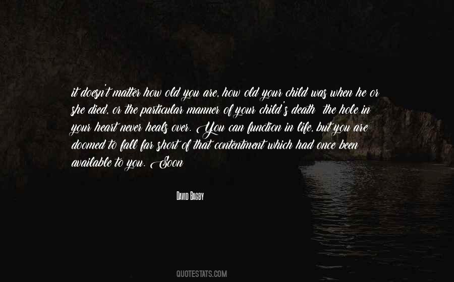 Quotes About Child's Death #374846