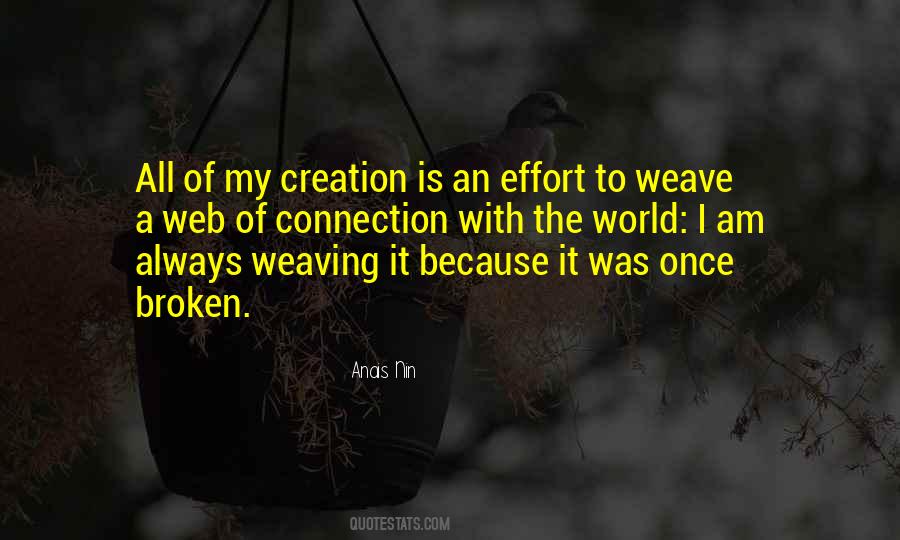 Quotes About Weaving #117034