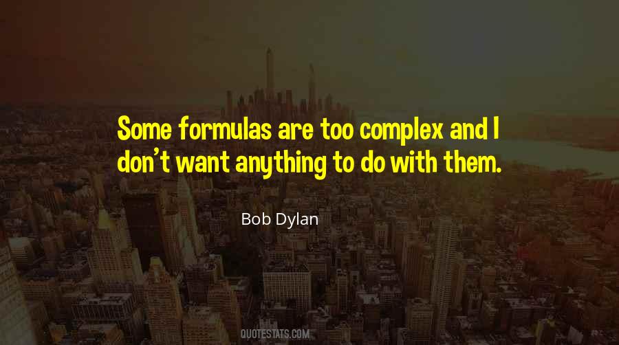 Quotes About Formulas #488876