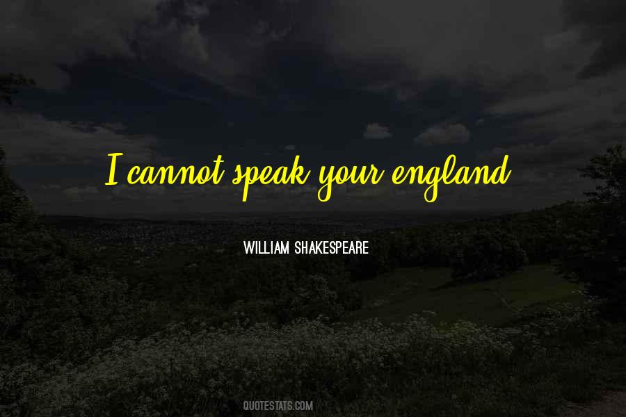 Quotes About England Shakespeare #762054