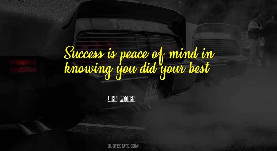 Quotes About Knowing You Did Your Best #621258