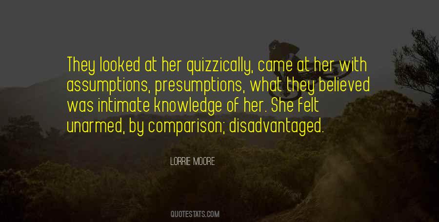 Quotes About Presumptions #1001678
