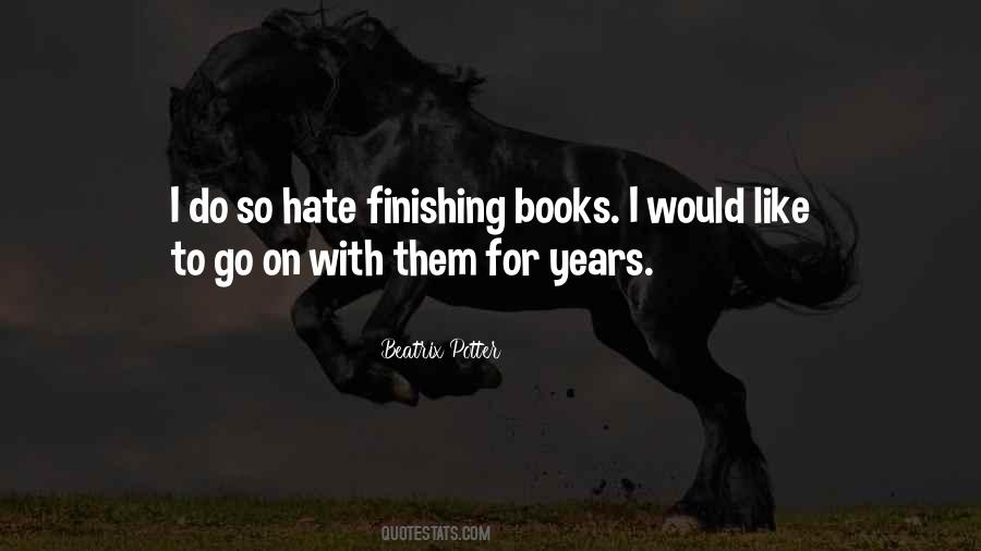 Quotes About Finishing Books #1011570