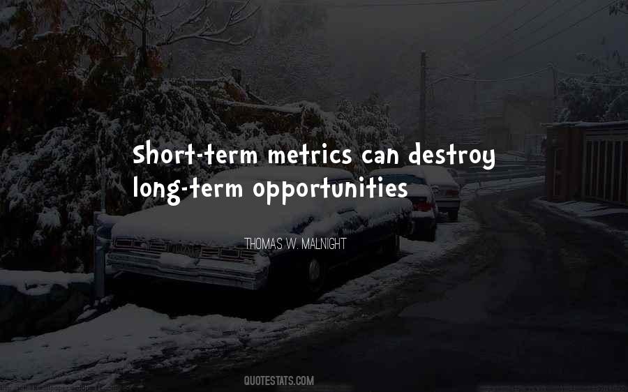 Quotes About Metrics #658326