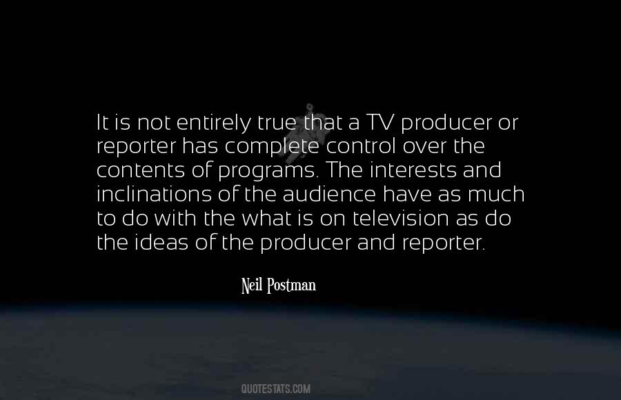 Tv Reporter Quotes #646588