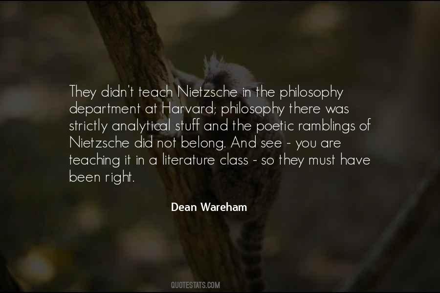 Quotes About Philosophy And Literature #1027162