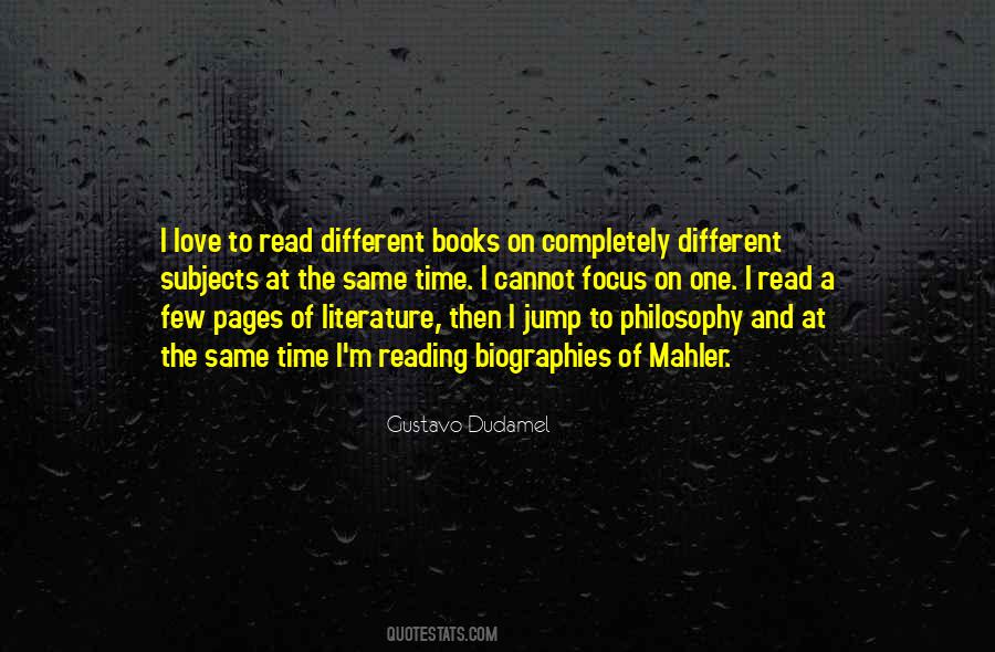 Quotes About Philosophy And Literature #1291041