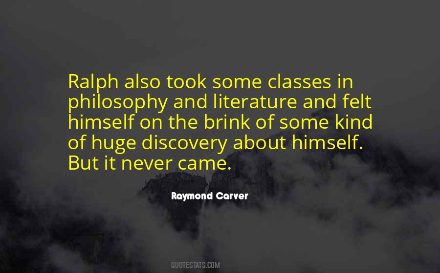 Quotes About Philosophy And Literature #1636087