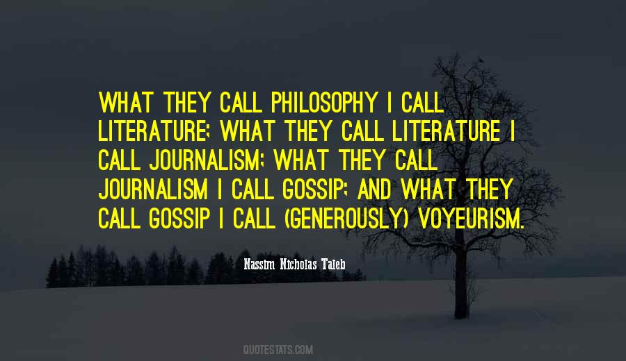 Quotes About Philosophy And Literature #550561
