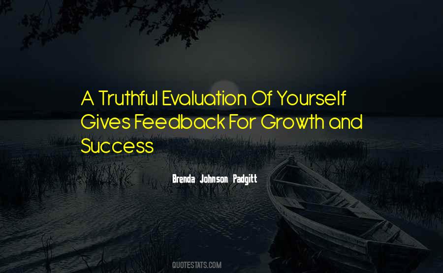 Quotes About Evaluation #899629