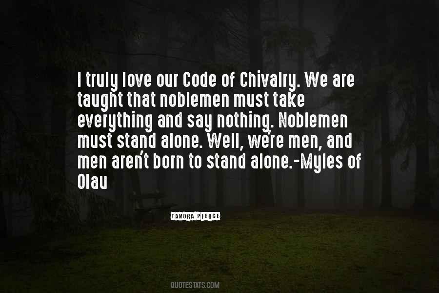 Quotes About Chivalry #424176
