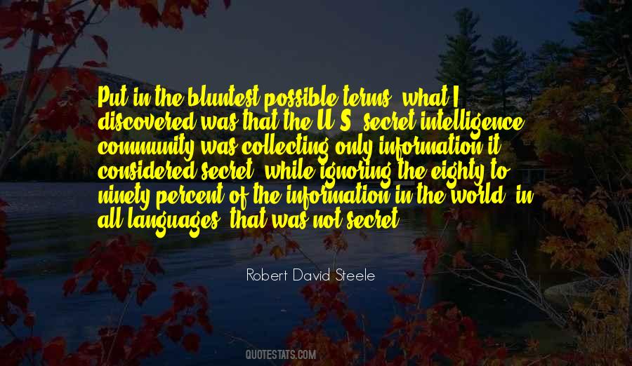 U S Intelligence Quotes #1261212