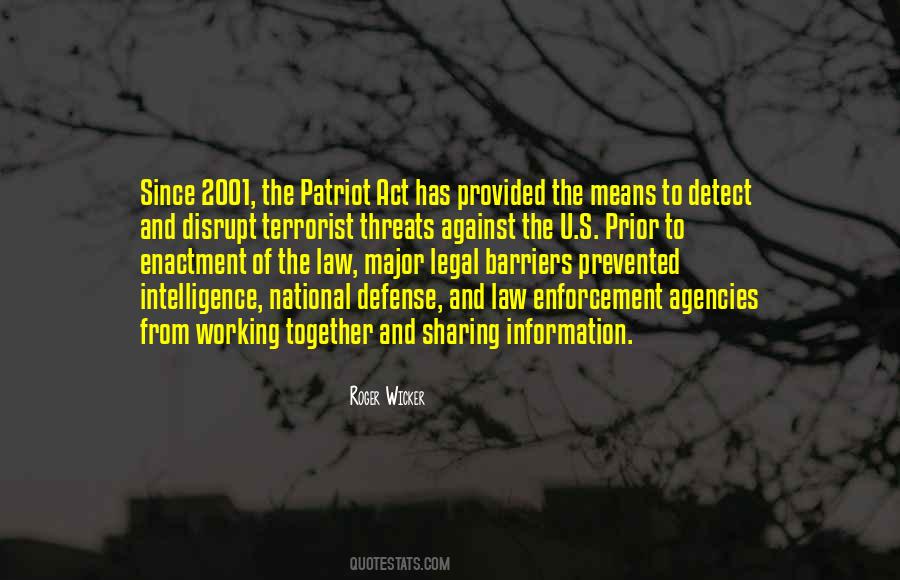 U S Intelligence Quotes #908852