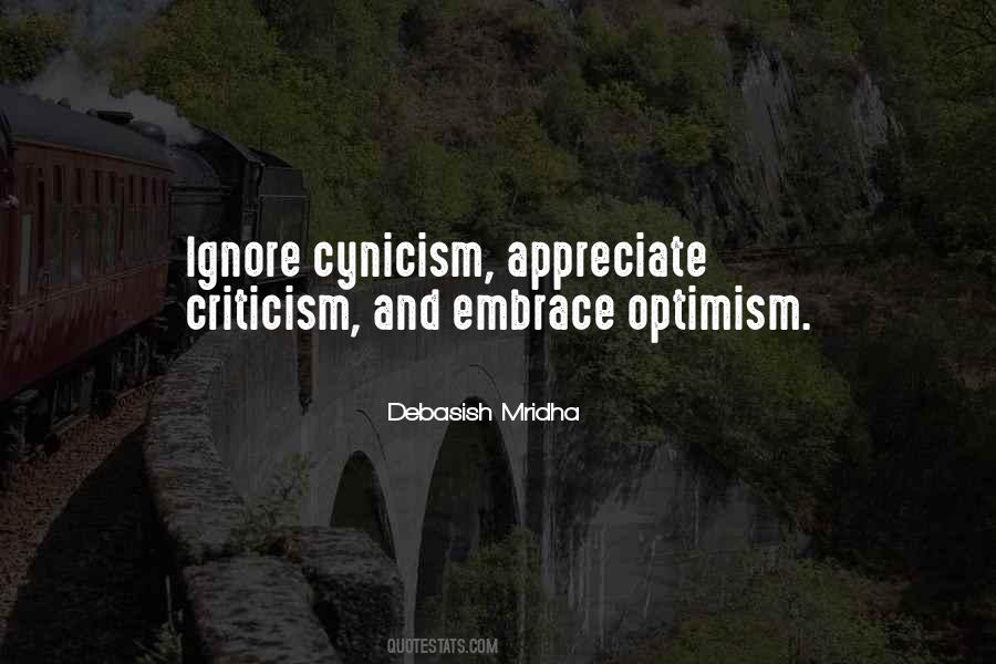 Embrace Optimism Quotes #1642962