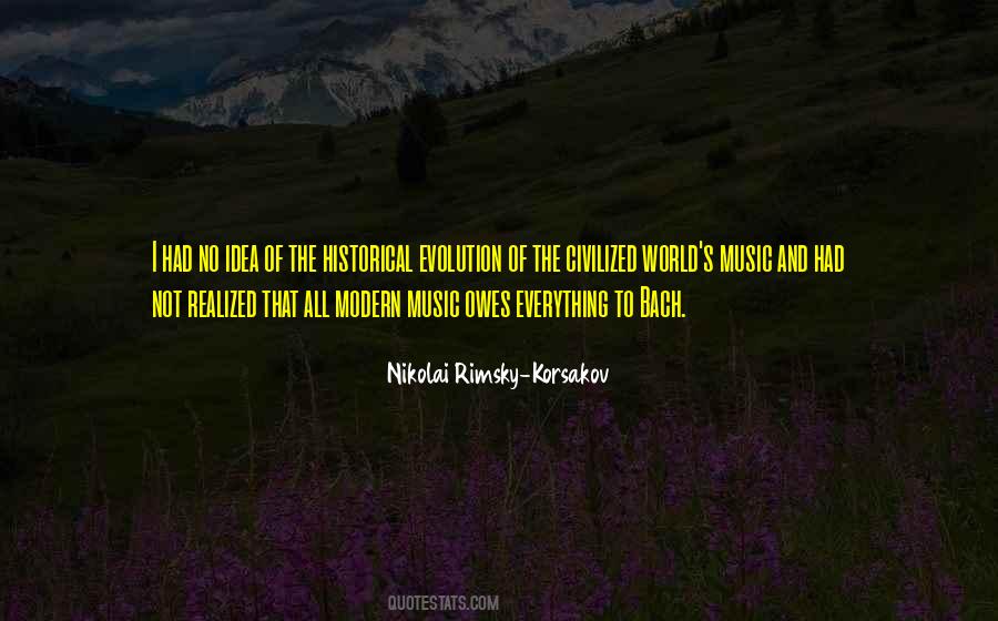 Quotes About Evolution Of Music #153863