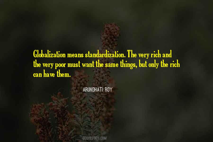 Quotes About Standardization #204082