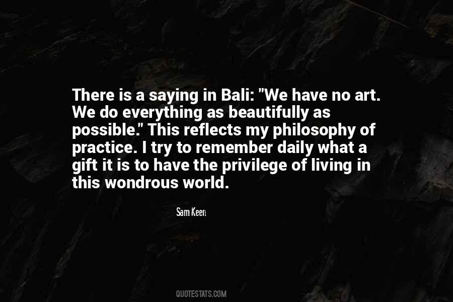 Quotes About Bali #493402