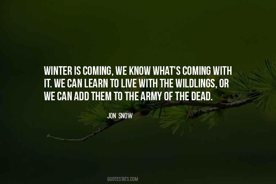 Quotes About Winter Without Snow #135383