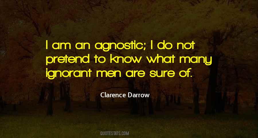 An Agnostic Quotes #130717