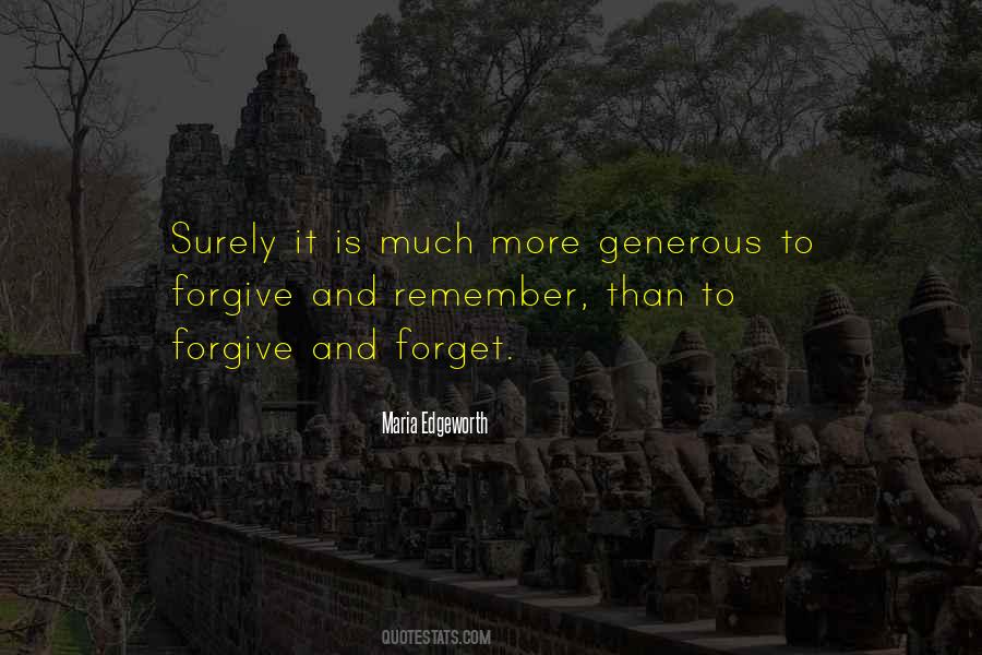 Quotes About Forget And Forgive #538193