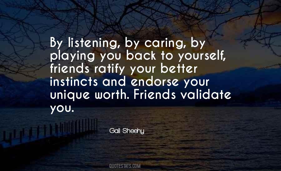 Quotes About Caring Friends #823326