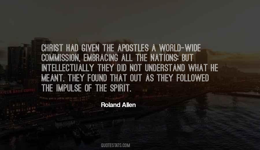 Quotes About Apostles #234420