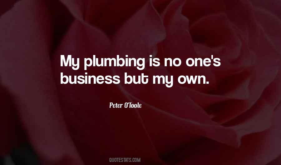 Quotes About Plumbing #124768