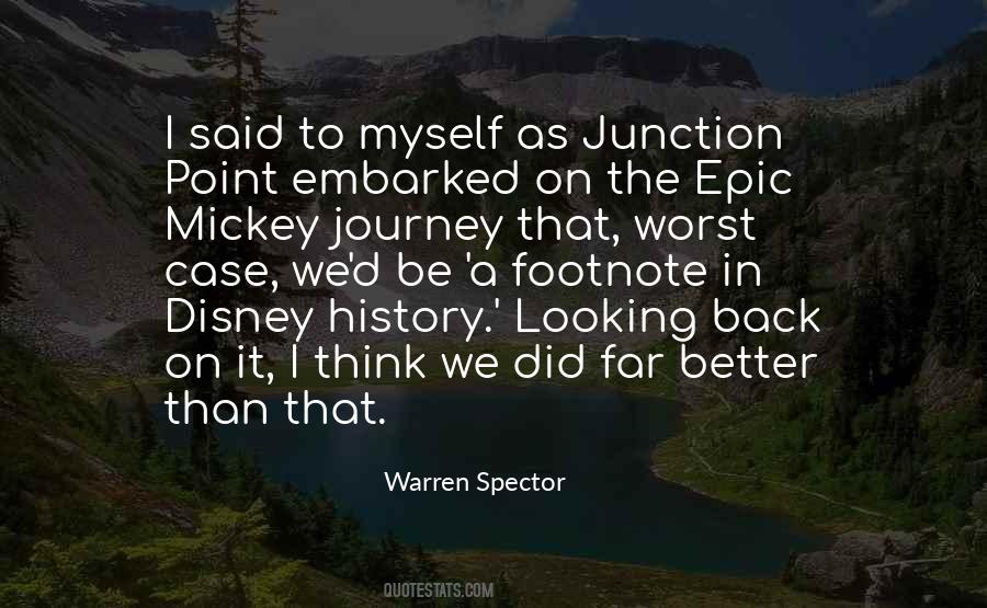 Quotes About Looking Back At History #271146