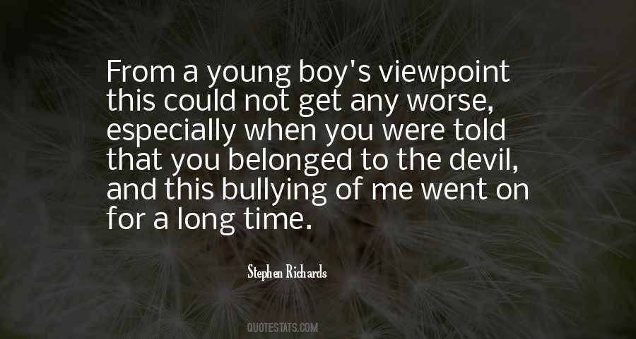 Young Boy Quotes #1188254