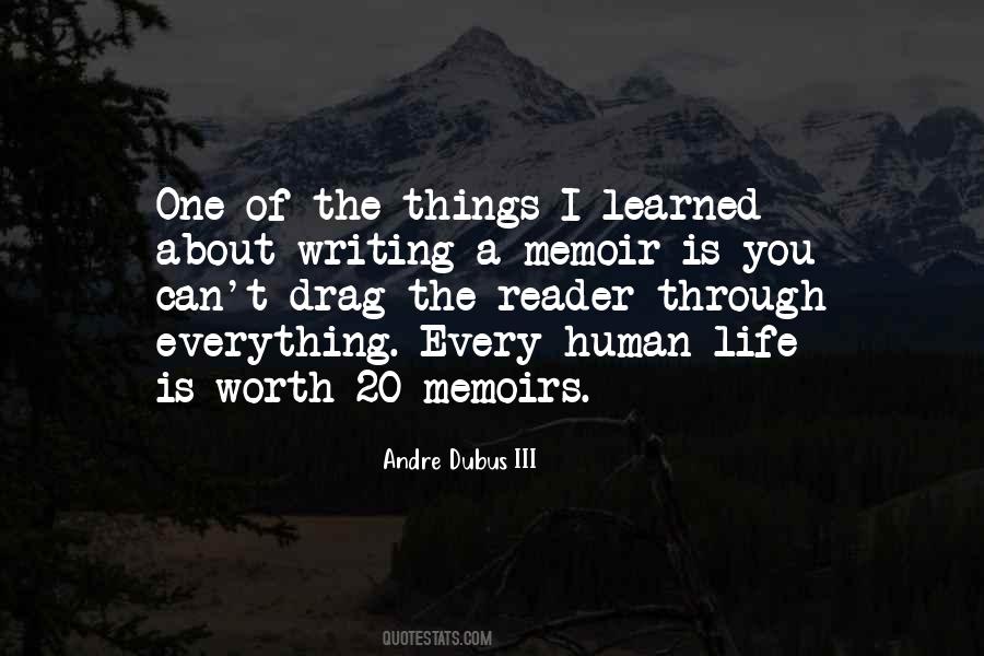 Writing A Memoir Quotes #910997