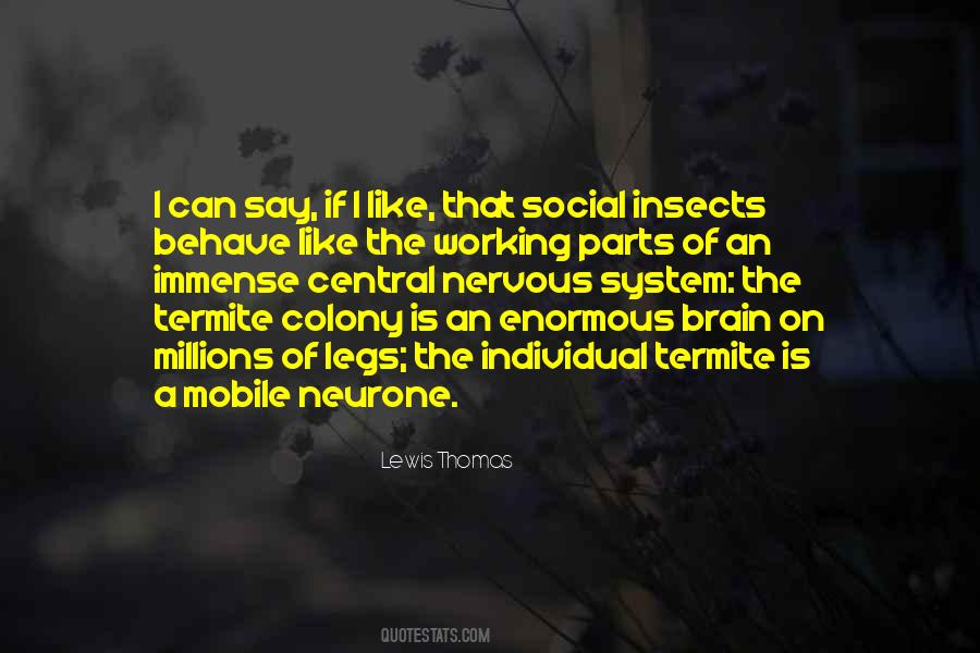 Quotes About Nervous System #945655