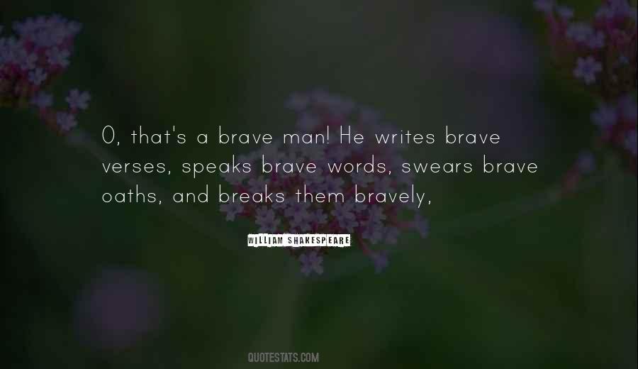 Quotes About Brave Man #878312