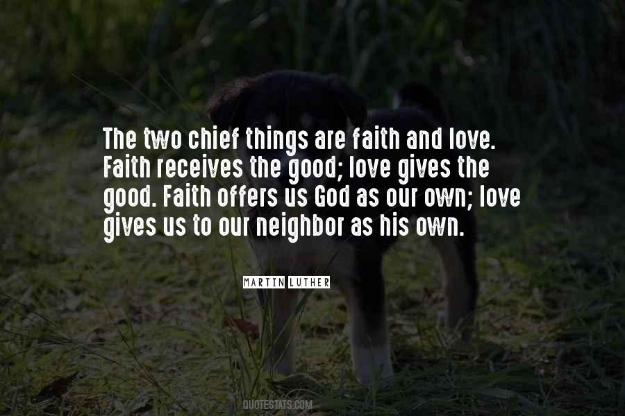 Quotes About Faith And Love #1246982