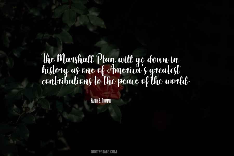 Quotes About Marshall Plan #1069112