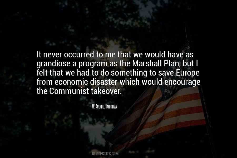 Quotes About Marshall Plan #1350368