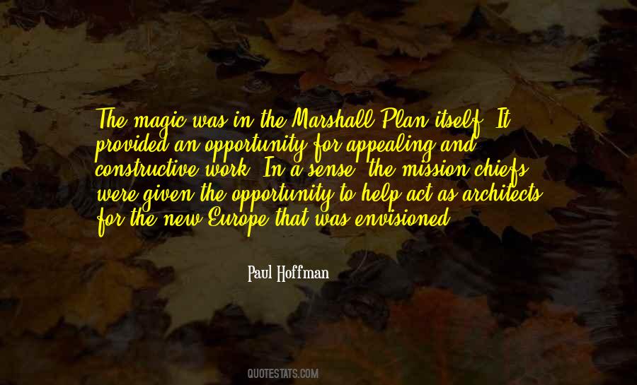 Quotes About Marshall Plan #470033