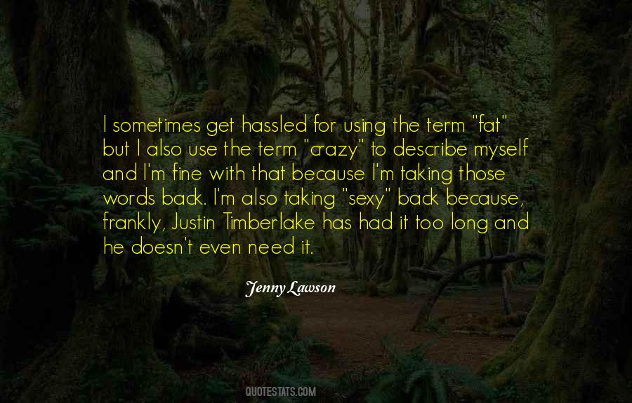 Back Fat Quotes #1102200