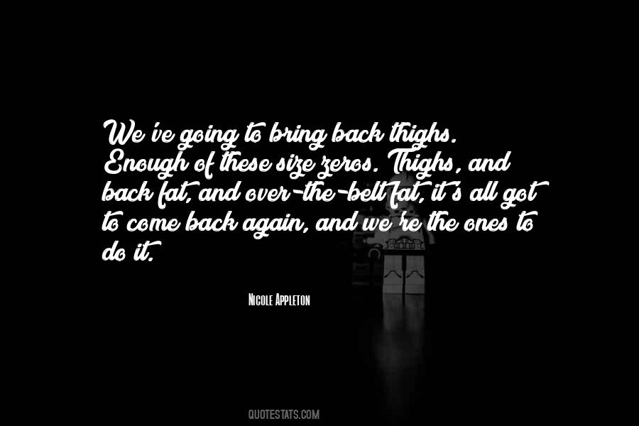 Back Fat Quotes #627495