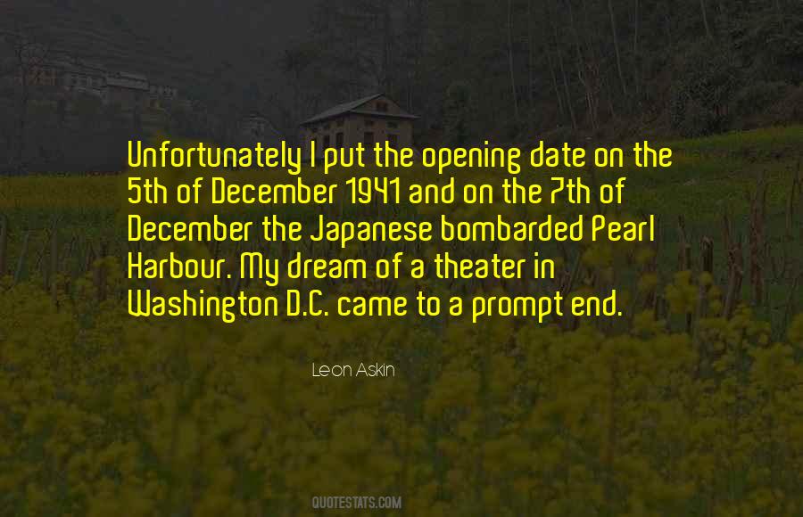 Quotes About December 7 1941 #725204