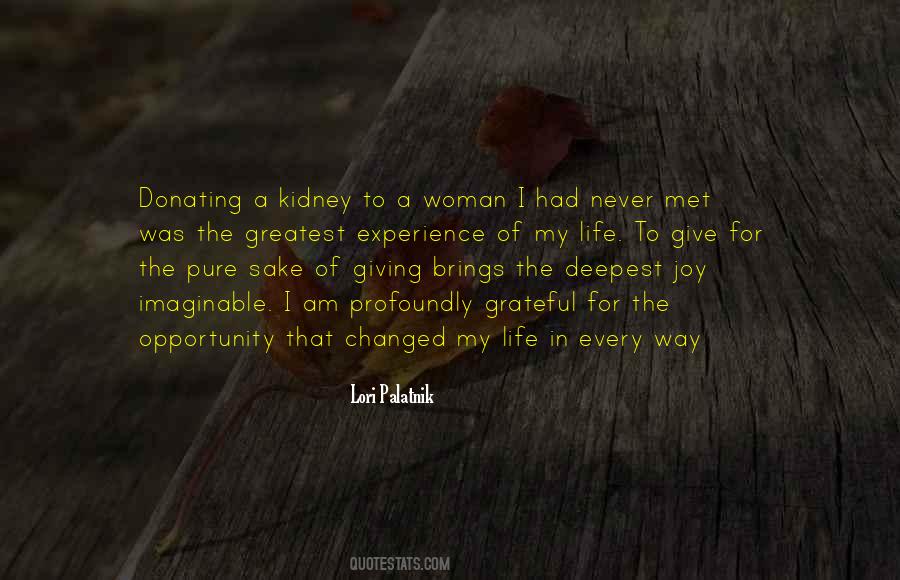 Quotes About Donating Life #690933