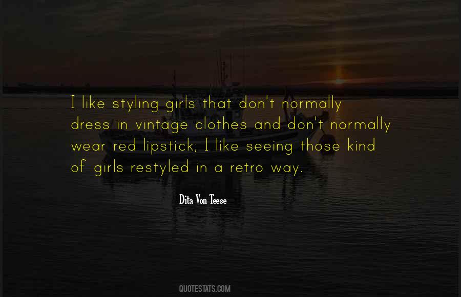 Quotes About A Red Dress #196227