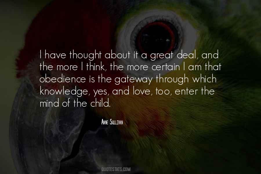 Mind Of A Child Quotes #98125