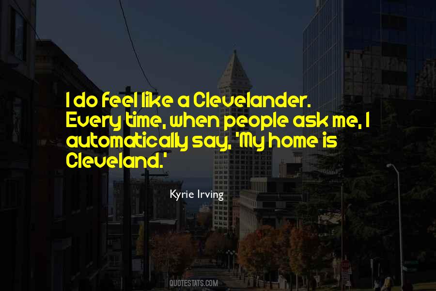 Quotes About Cleveland #344260