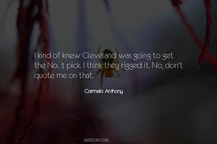 Quotes About Cleveland #628135