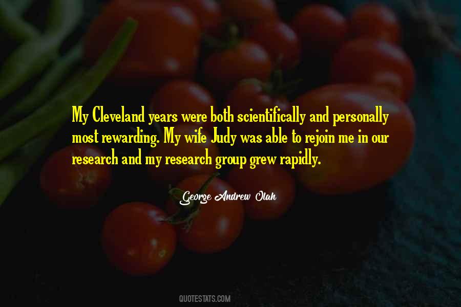 Quotes About Cleveland #798614