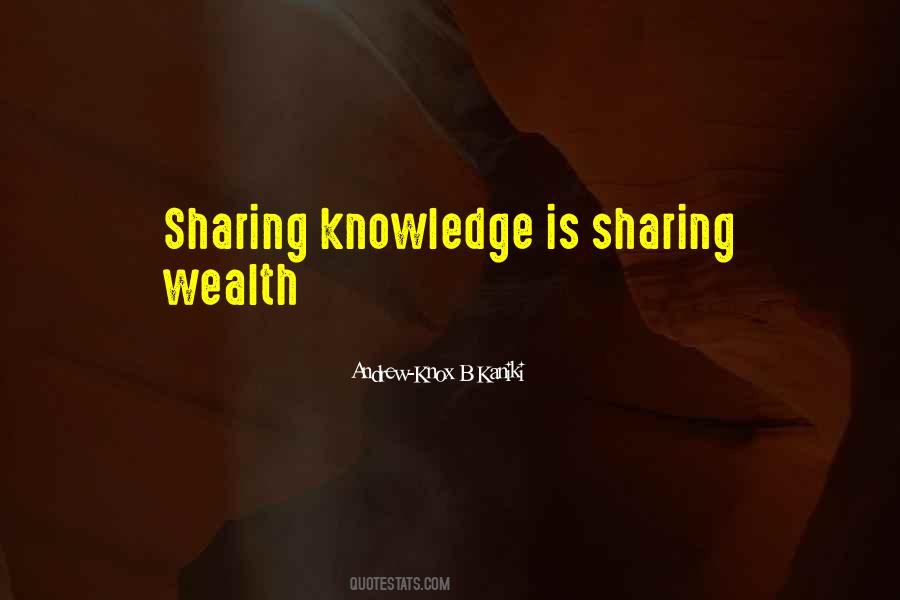 Quotes About Sharing Knowledge #1161531